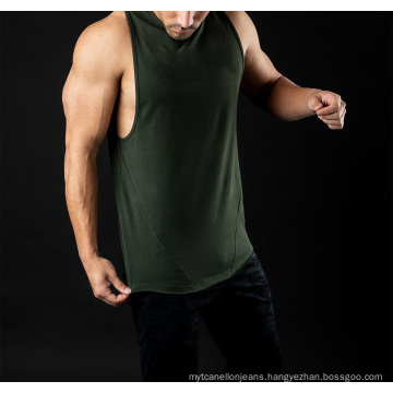 Cotton/Spandex Wide Arm Openings Tank Top
